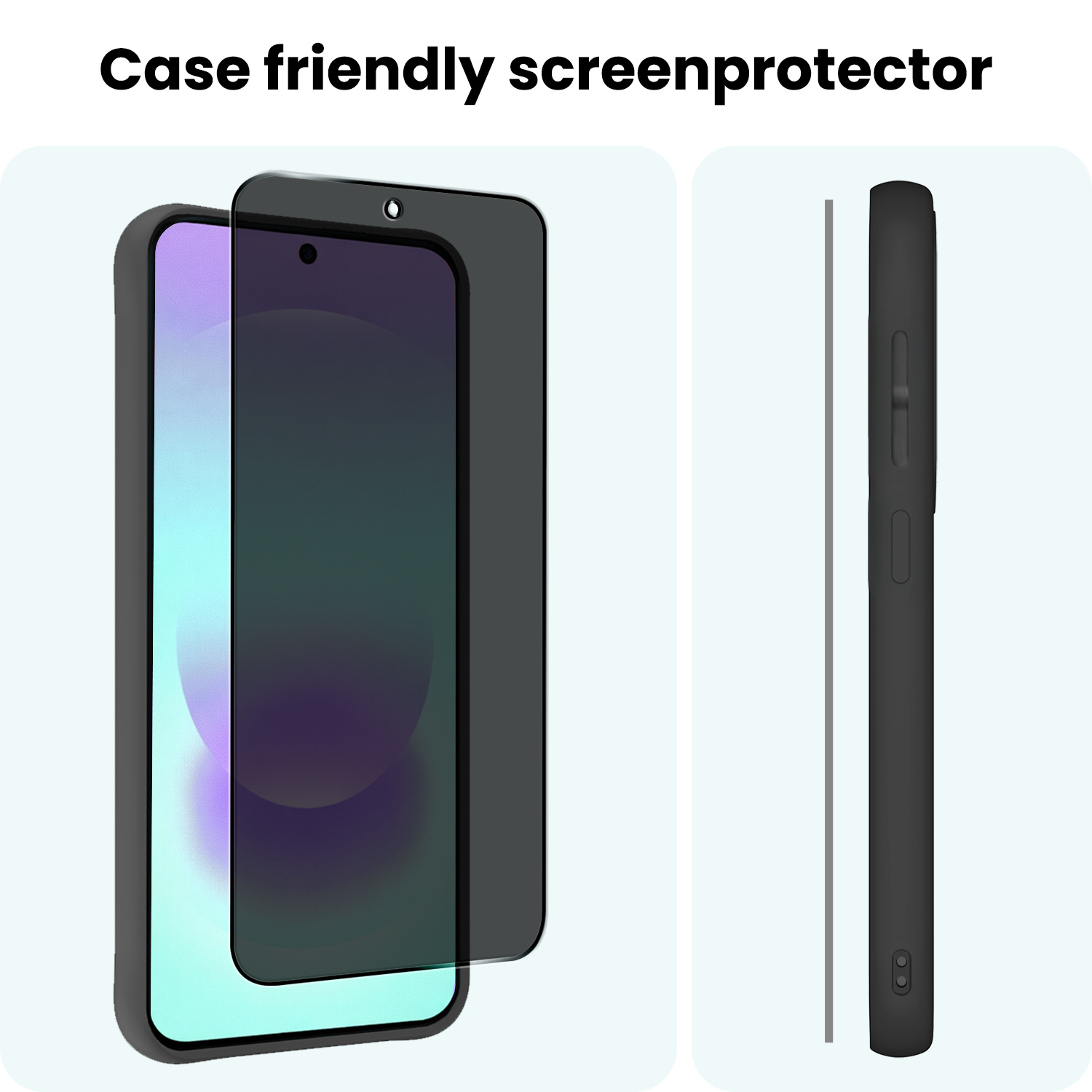 Forterra Forterra Samsung Galaxy A37 Screenprotector Glas Privacy - 3 PACK