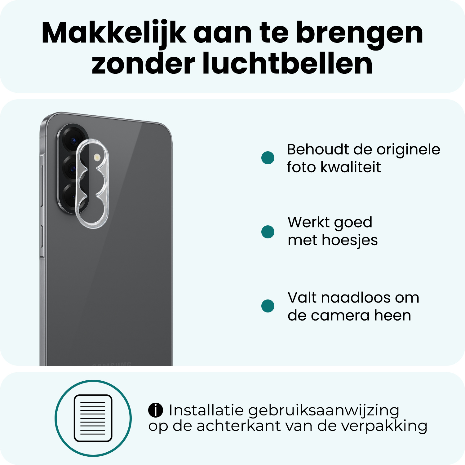 Forterra Forterra Samsung Galaxy A37 Camera Screenprotector