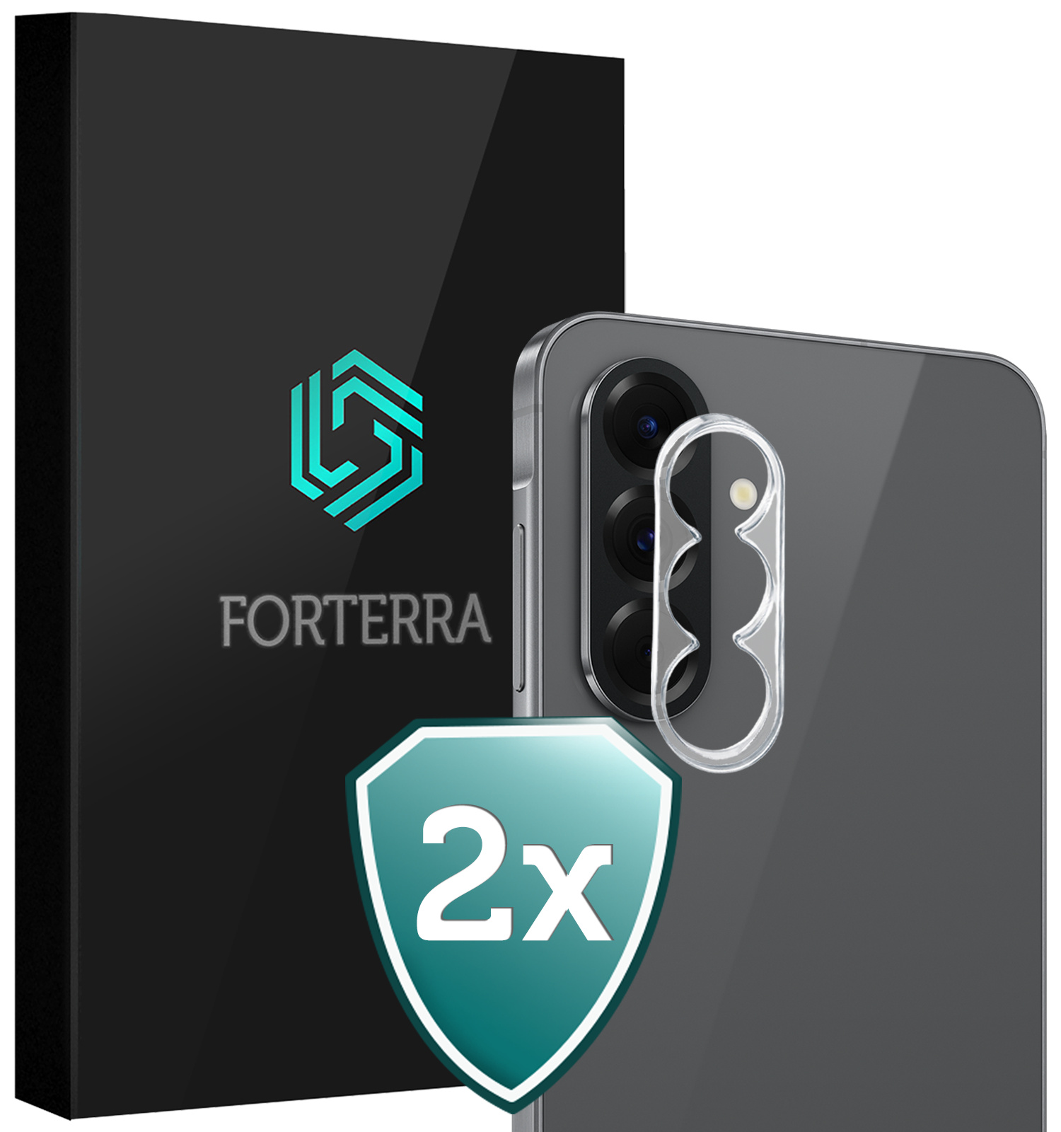 Forterra Forterra Samsung Galaxy A37 Camera Screenprotector - 2 PACK