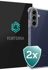 Forterra Forterra Samsung Galaxy A37 Hoesje Shockproof - Transparant - 2 PACK