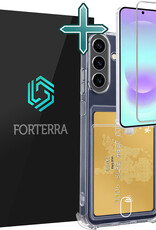 Forterra Forterra Samsung Galaxy A37 Hoesje Pashouder Met Screenprotector