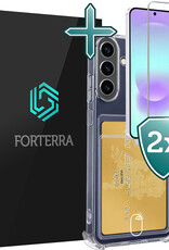Forterra Forterra Samsung Galaxy A37 Hoesje Pashouder Met 2x Screenprotector