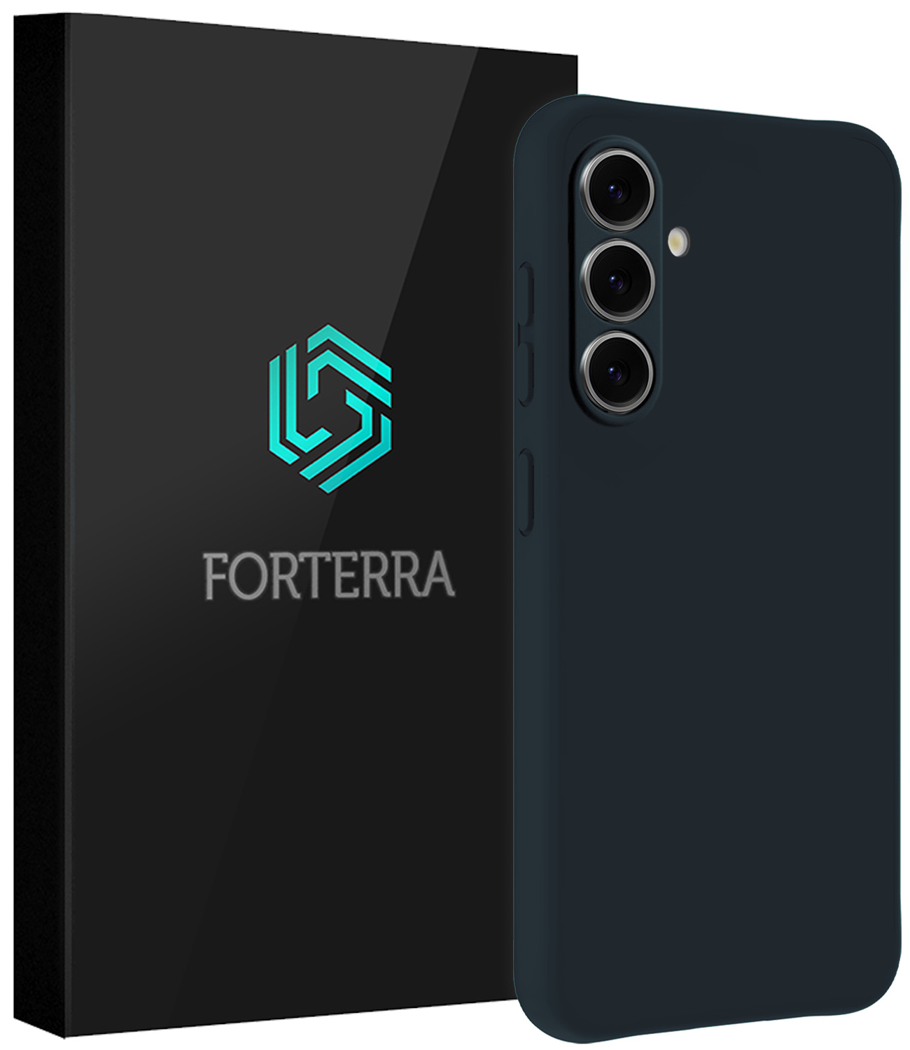 Forterra Forterra Samsung Galaxy A37 Hoesje Siliconen - Donkerblauw