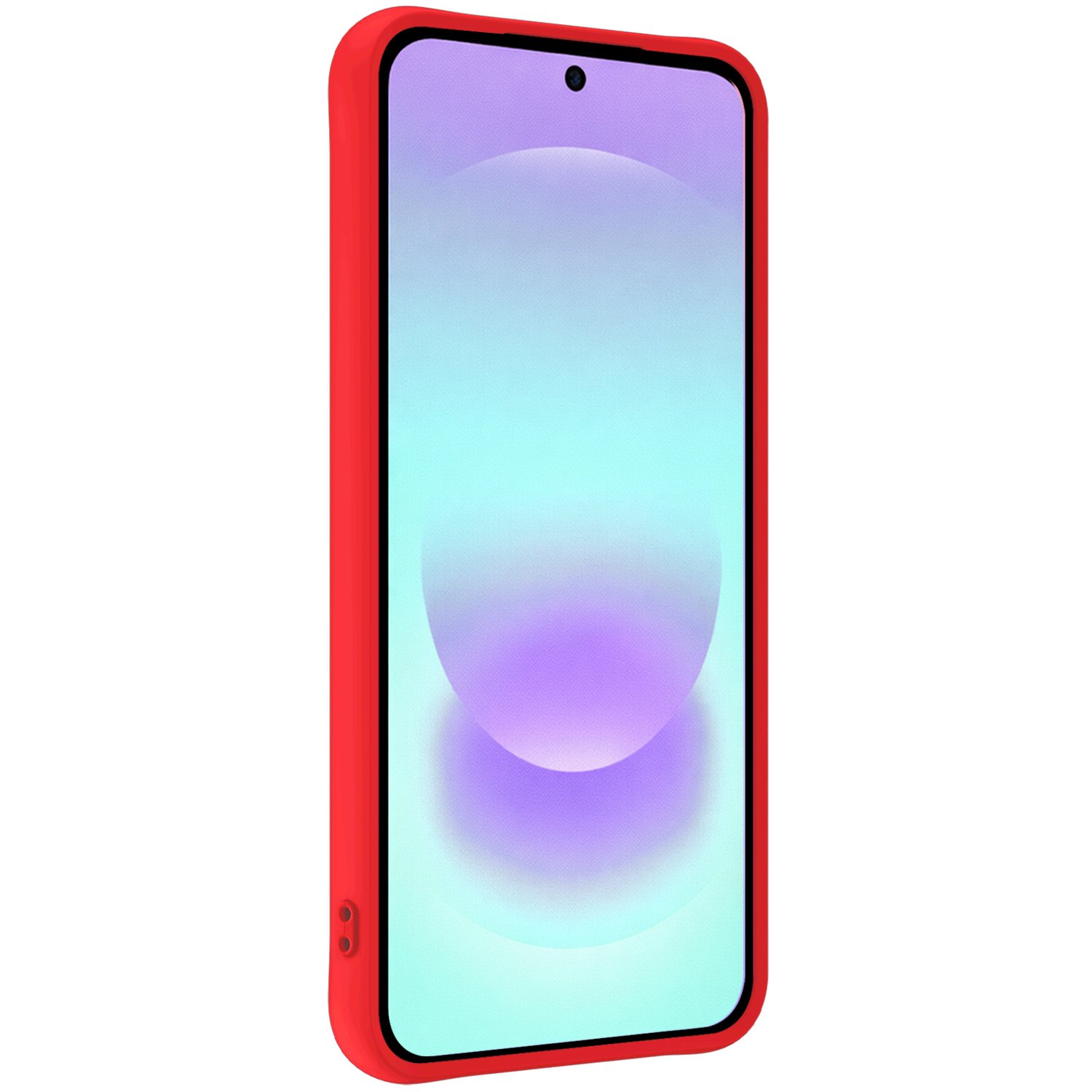 Forterra Forterra Samsung Galaxy A37 Hoesje Siliconen - Rood