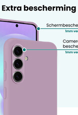 Forterra Forterra Samsung Galaxy A37 Hoesje Siliconen - Lila - 2 PACK