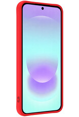 Forterra Forterra Samsung Galaxy A37 Hoesje Siliconen - Rood - 2 PACK