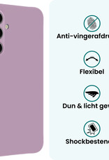 Forterra Forterra Samsung Galaxy A37 Hoesje Siliconen Met Screenprotector - Lila