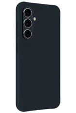 Forterra Forterra Samsung Galaxy A37 Hoesje Siliconen Met 2x Screenprotector - Donkerblauw