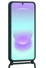 Forterra Forterra Samsung Galaxy A37 Hoesje Pashouder met Koord - Donkergroen