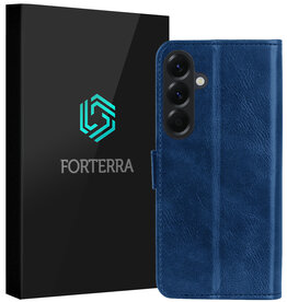 Forterra Forterra Samsung Galaxy A37 Hoesje Bookcase - Donkerblauw