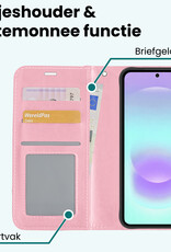 Forterra Forterra Samsung Galaxy A37 Hoesje Bookcase - Lichtroze