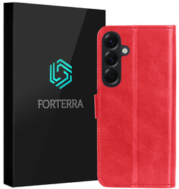 Forterra Forterra Samsung Galaxy A37 Hoesje Bookcase - Rood