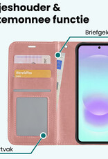 Forterra Forterra Samsung Galaxy A37 Hoesje Bookcase - Rose Goud