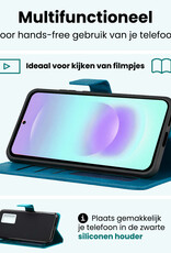 Forterra Forterra Samsung Galaxy A37 Hoesje Bookcase - Turquoise