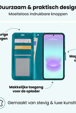 Forterra Forterra Samsung Galaxy A37 Hoesje Bookcase - Turquoise