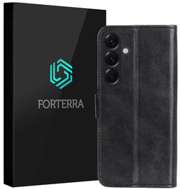 Forterra Forterra Samsung Galaxy A37 Hoesje Bookcase - Zwart