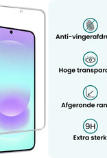 Forterra Forterra Samsung Galaxy A37 Hoesje Bookcase Met Screenprotector - Rood