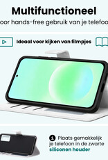 Forterra Forterra Samsung Galaxy A37 Hoesje Bookcase Met Screenprotector - Wit
