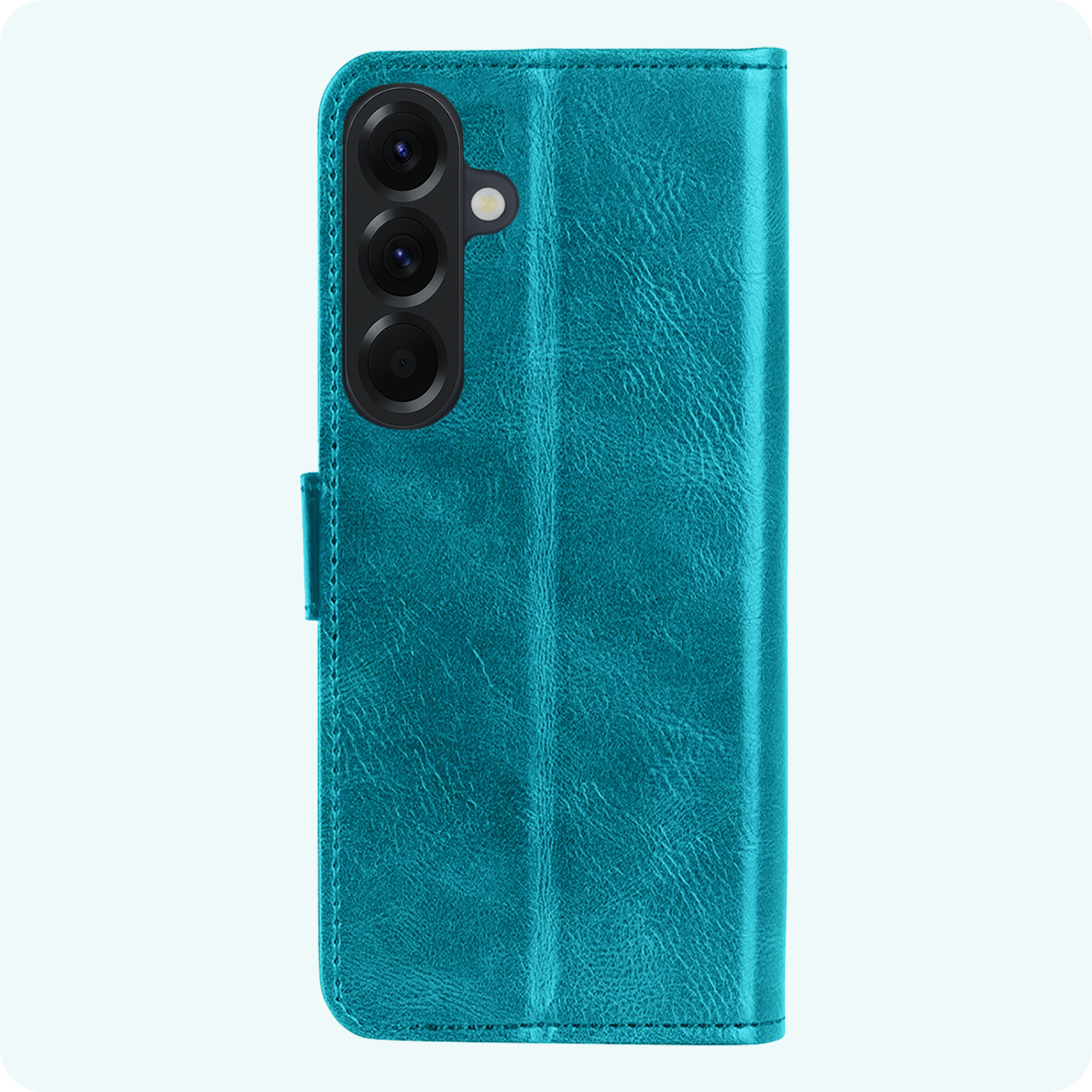 Forterra Forterra Samsung Galaxy A37 Hoesje Bookcase Met 2x Screenprotector - Turquoise