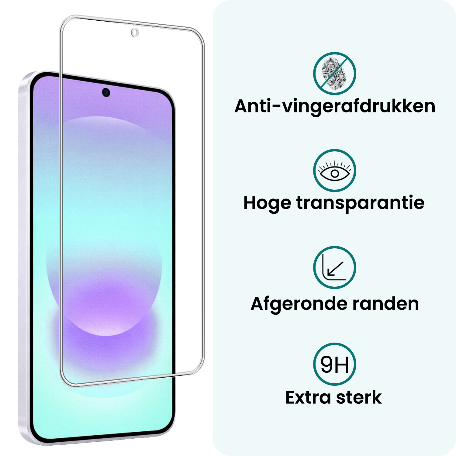 Forterra Forterra Samsung Galaxy A37 Hoesje Bookcase Met 2x Screenprotector - Zwart