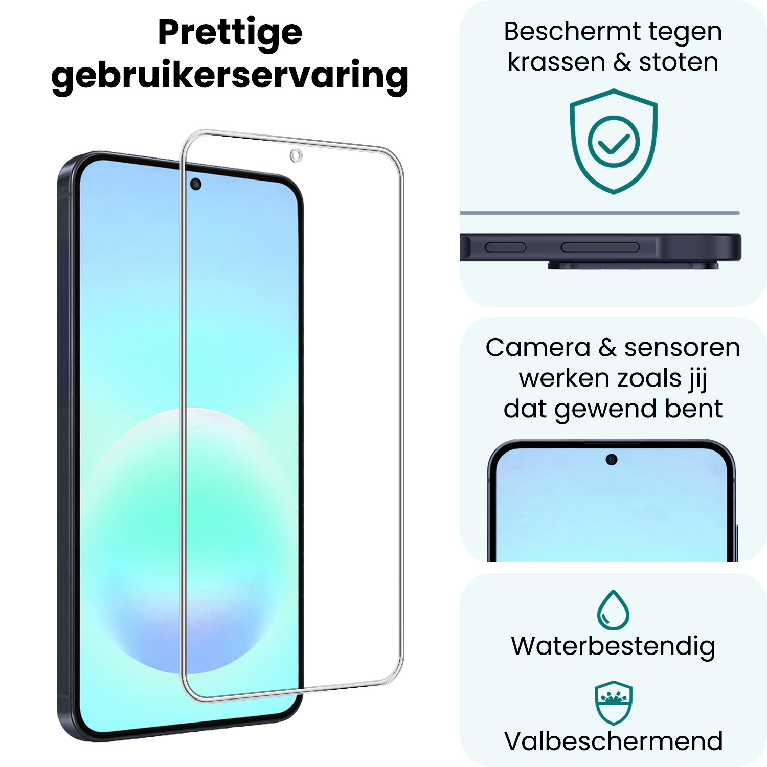 Forterra Forterra Samsung Galaxy A57 Screenprotector Glas