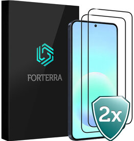 Forterra Forterra Samsung Galaxy A57 Screenprotector Glas Full Cover - 2 PACK