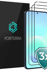 Forterra Forterra Samsung Galaxy A57 Screenprotector Glas Full Cover - 3 PACK