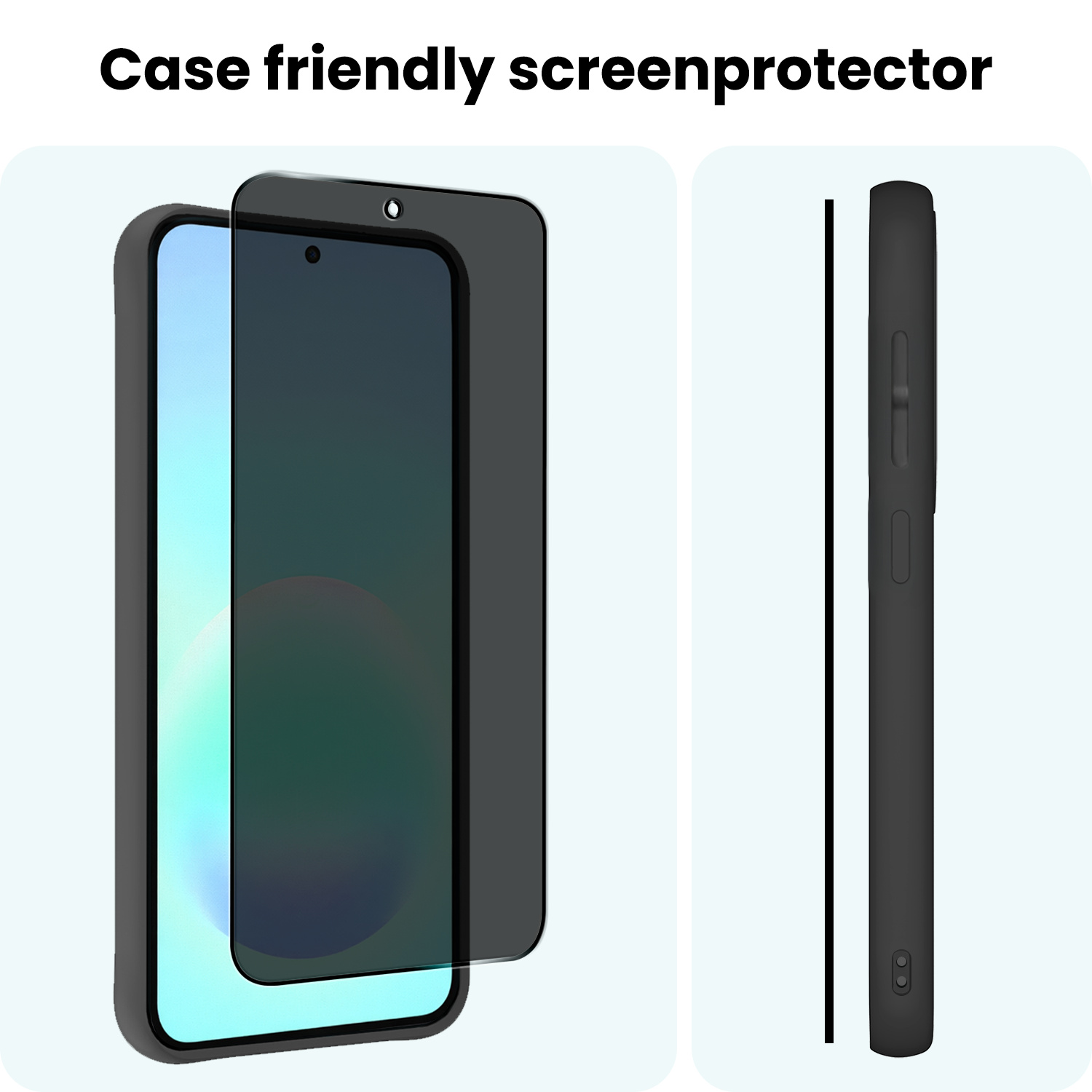 Forterra Forterra Samsung Galaxy A57 Screenprotector Glas Privacy - 2 PACK