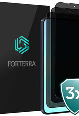 Forterra Forterra Samsung Galaxy A57 Screenprotector Glas Privacy - 3 PACK