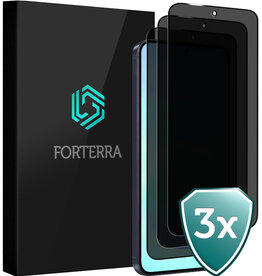 Forterra Forterra Samsung Galaxy A57 Screenprotector Glas Privacy - 3 PACK