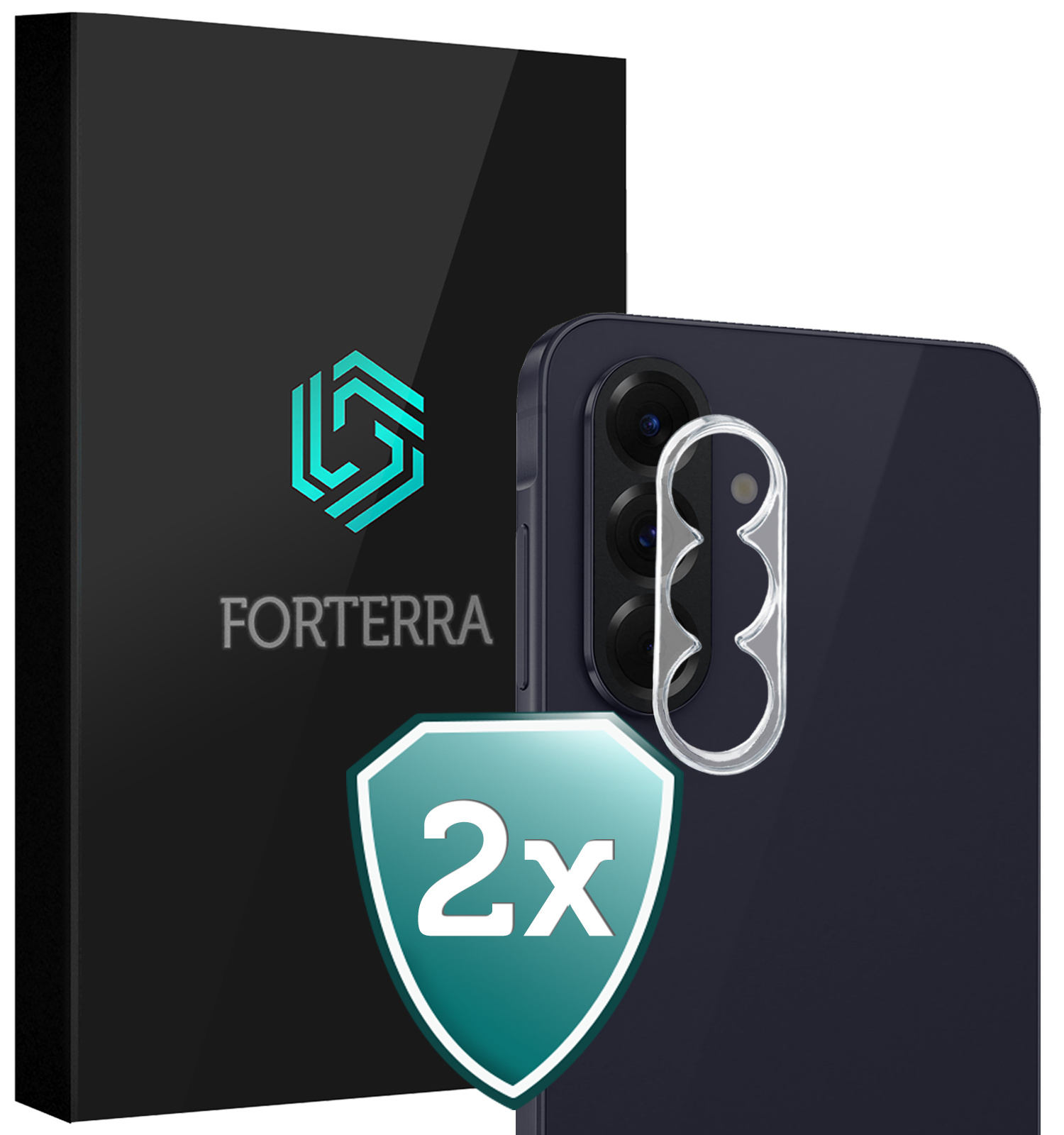 Forterra Forterra Samsung Galaxy A57 Camera Screenprotector - 2 PACK