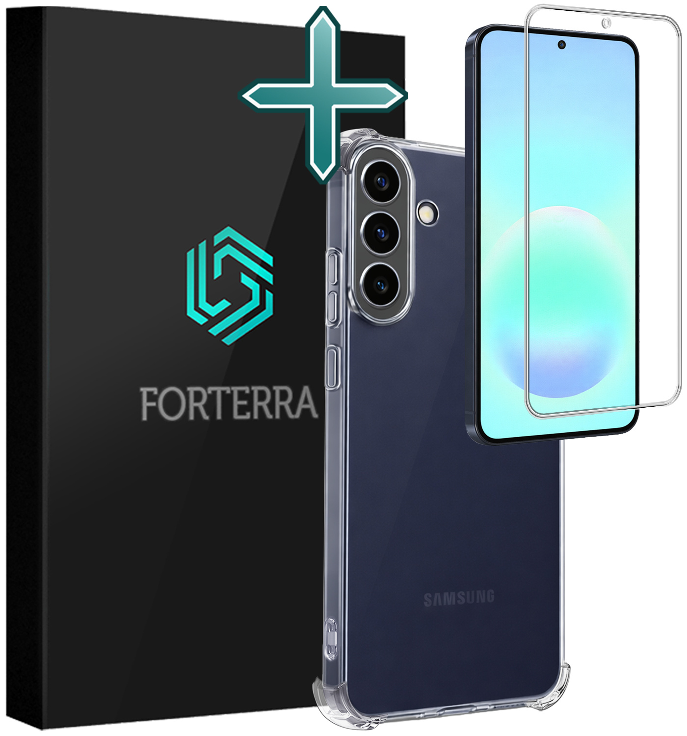 Forterra Forterra Samsung Galaxy A57 Hoesje Shockproof Met Screenprotector