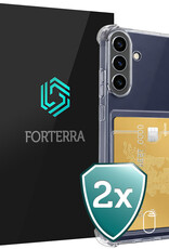 Forterra Forterra Samsung Galaxy A57 Hoesje Pashouder - 2 PACK