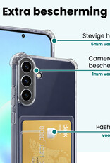 Forterra Forterra Samsung Galaxy A57 Hoesje Pashouder - 2 PACK