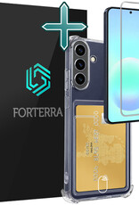 Forterra Forterra Samsung Galaxy A57 Hoesje Pashouder Met Screenprotector