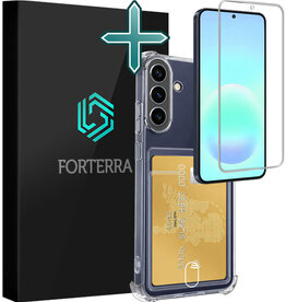 Forterra Forterra Samsung Galaxy A57 Hoesje Pashouder Met Screenprotector