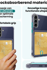 Forterra Forterra Samsung Galaxy A57 Hoesje Pashouder Met Screenprotector