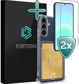 Forterra Forterra Samsung Galaxy A57 Hoesje Pashouder Met 2x Screenprotector