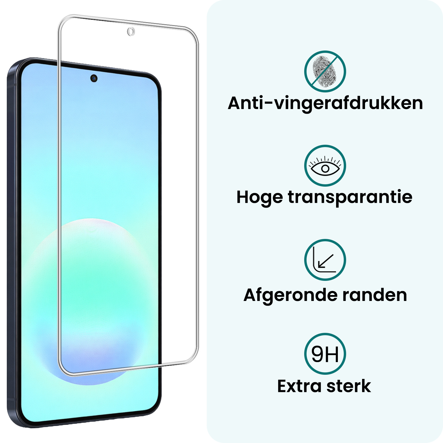Forterra Forterra Samsung Galaxy A57 Hoesje Pashouder Met 2x Screenprotector