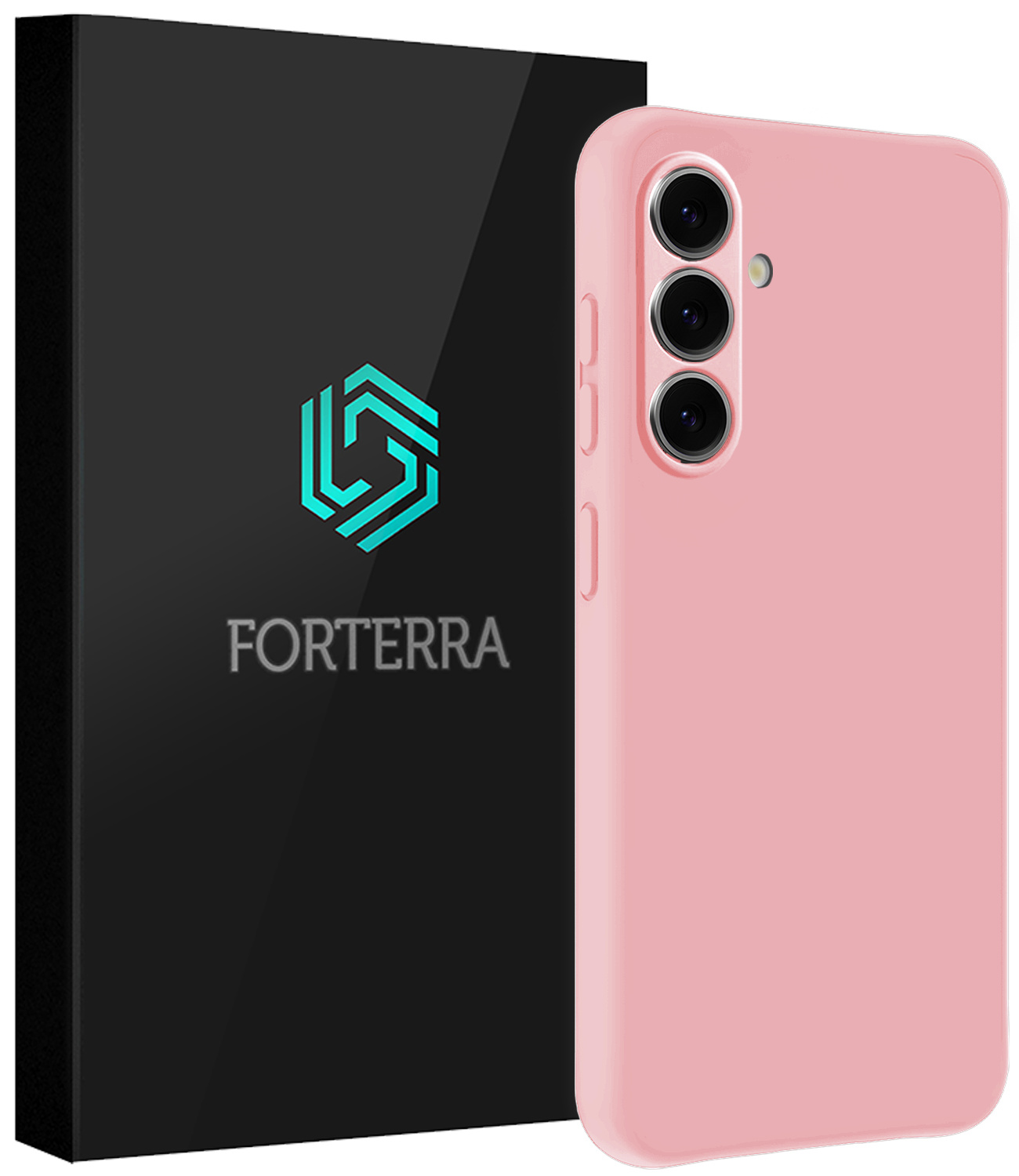 Forterra Forterra Samsung Galaxy A57 Hoesje Siliconen - Lichtroze