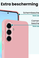 Forterra Forterra Samsung Galaxy A57 Hoesje Siliconen - Lichtroze