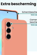 Forterra Forterra Samsung Galaxy A57 Hoesje Siliconen - Perzik