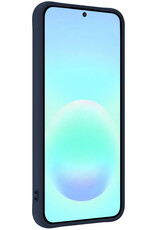 Forterra Forterra Samsung Galaxy A57 Hoesje Siliconen - Donkerblauw - 2 PACK