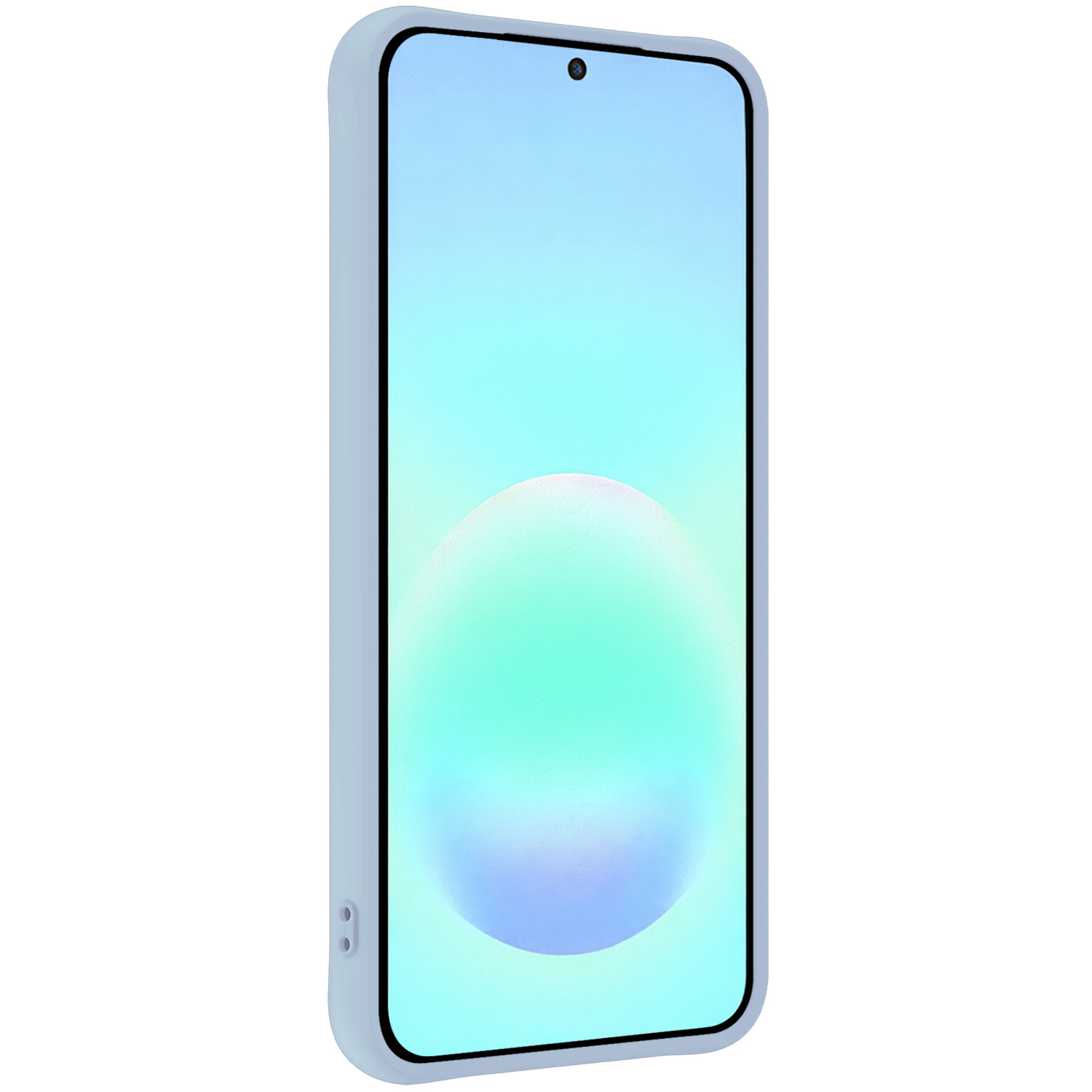 Forterra Forterra Samsung Galaxy A57 Hoesje Siliconen - Lichtblauw - 2 PACK