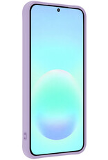Forterra Forterra Samsung Galaxy A57 Hoesje Siliconen - Lila - 2 PACK