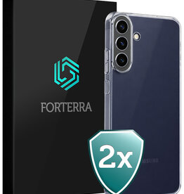 Forterra Forterra Samsung Galaxy A57 Hoesje Siliconen - Transparant - 2 PACK