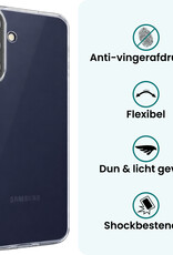 Forterra Forterra Samsung Galaxy A57 Hoesje Siliconen Met Screenprotector - Transparant