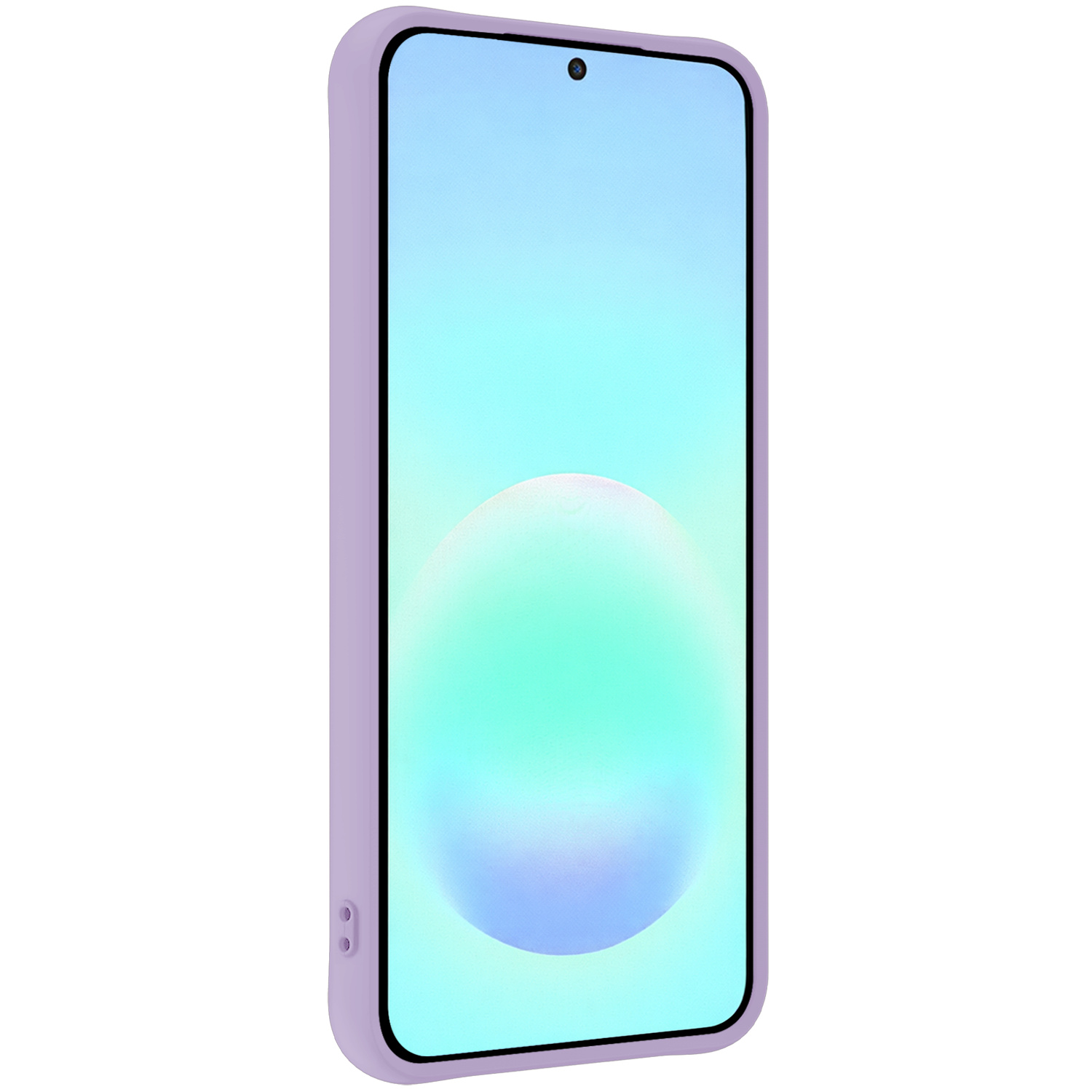 Forterra Forterra Samsung Galaxy A57 Hoesje Siliconen Met 2x Screenprotector - Lila