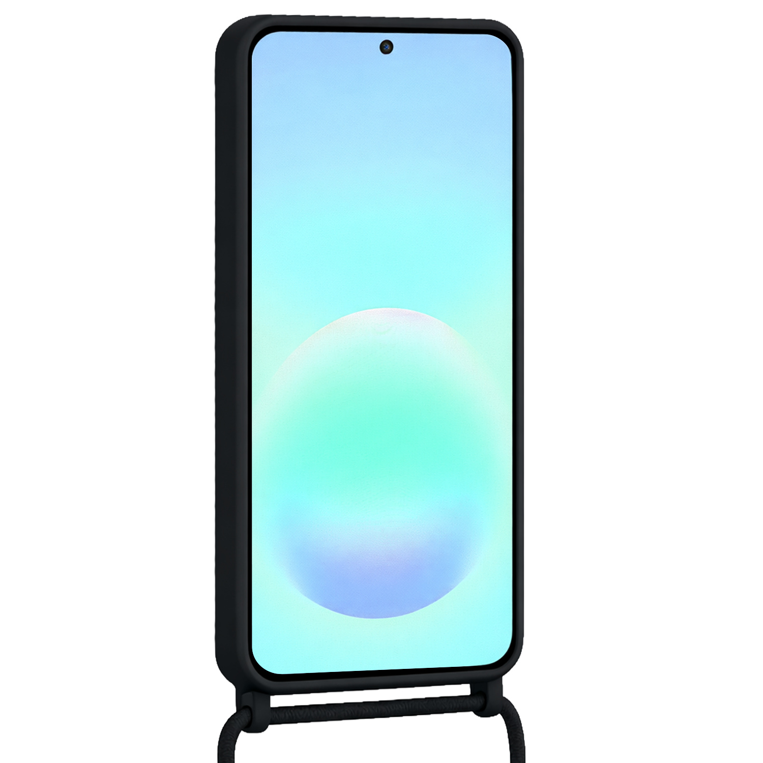 Forterra Forterra Samsung Galaxy A57 Hoesje Pashouder met Koord - Zwart - 2 PACK