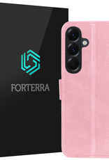 Forterra Forterra Samsung Galaxy A57 Hoesje Bookcase - Lichtroze